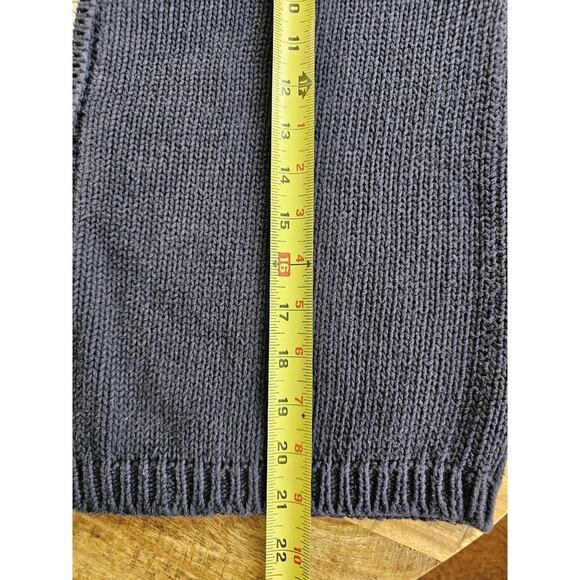 Vintage Eagle's Eye Varsity Cardigan Sweater Women's Size L Nautical Preppy - Picture 4 of 9